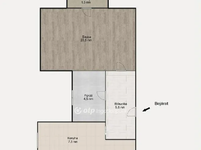 Eladó lakás Budapest XIV. kerület, Törökőr 38 nm