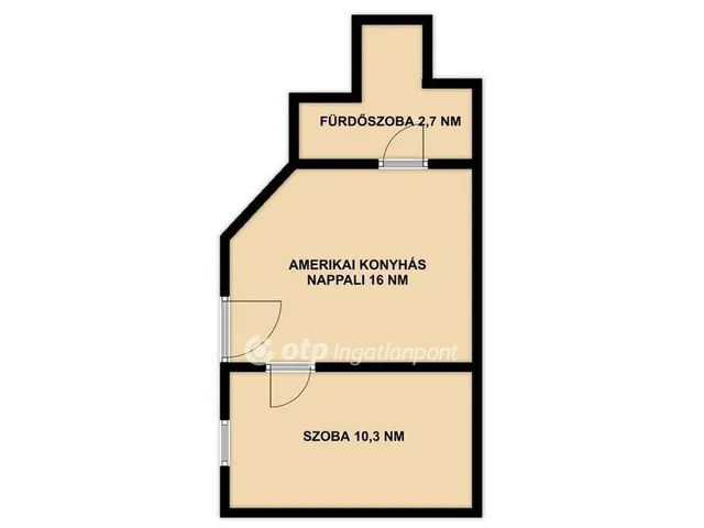 Eladó lakás Budapest VI. kerület 29 nm
