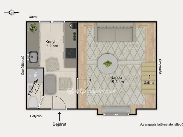 Eladó lakás Budapest VII. kerület 23 nm