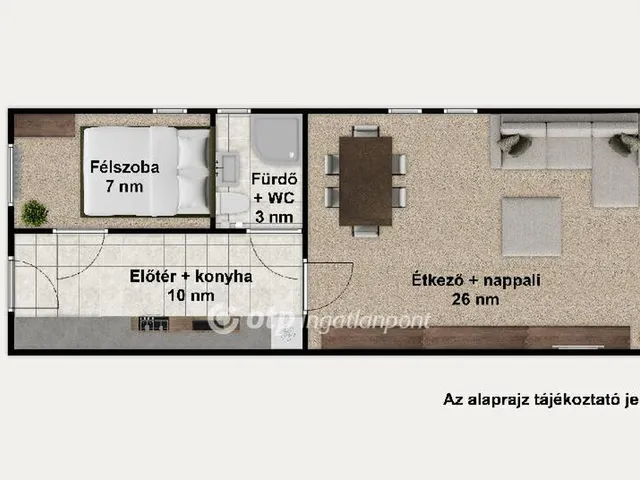 Eladó lakás Budapest IX. kerület, Külső Ferencváros 43 nm