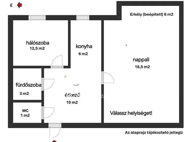 Eladó lakás Budapest III. kerület, Békásmegyer 51 nm