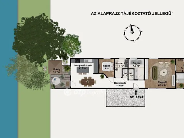 Eladó nyaraló Budapest XIII. kerület, Népsziget 96 nm