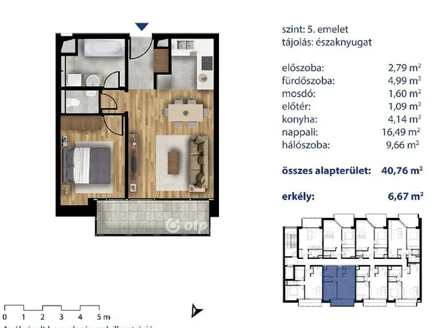 Eladó lakás Budapest VIII. kerület 40 nm