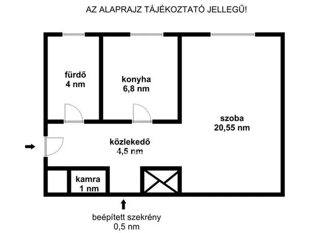 Eladó lakás Budapest XIV. kerület, Alsórákos 37 nm