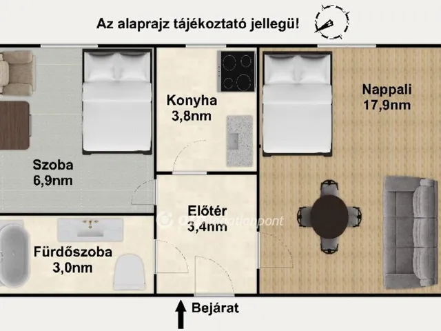 Eladó lakás Budapest XIII. kerület, Angyalföld 35 nm