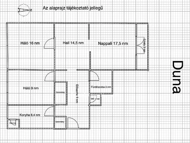 Eladó lakás Budapest II. kerület 79 nm