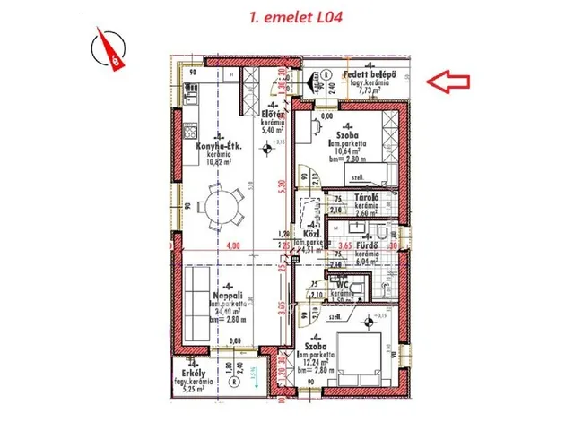 Eladó lakás Mende 78 nm