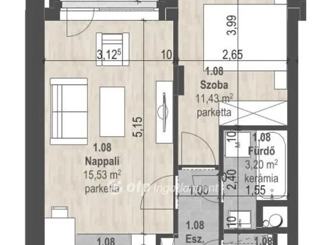 Eladó lakás Budapest XIII. kerület, Angyalföld 40 nm