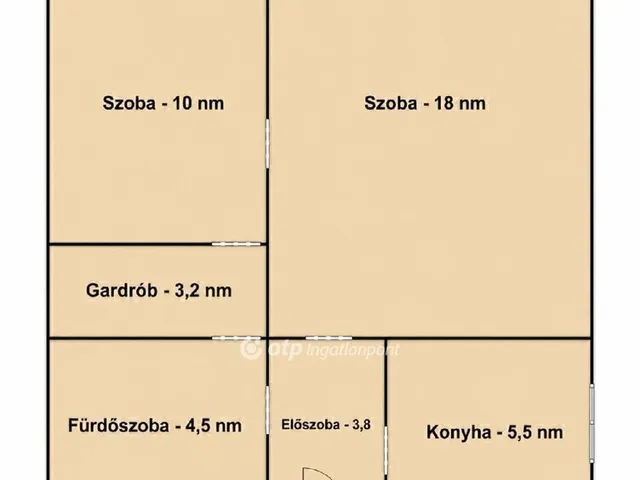 Eladó lakás Budapest XV. kerület, Pestújhely 45 nm