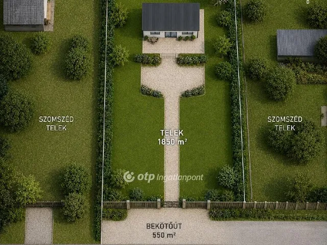 Eladó telek Balatonalmádi, Újhegy 1800 nm