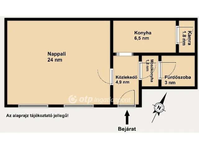 Eladó lakás Budapest I. kerület 42 nm