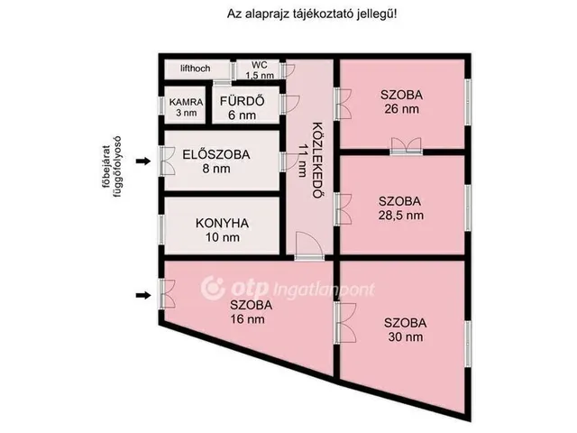 Eladó lakás Budapest IX. kerület 140 nm