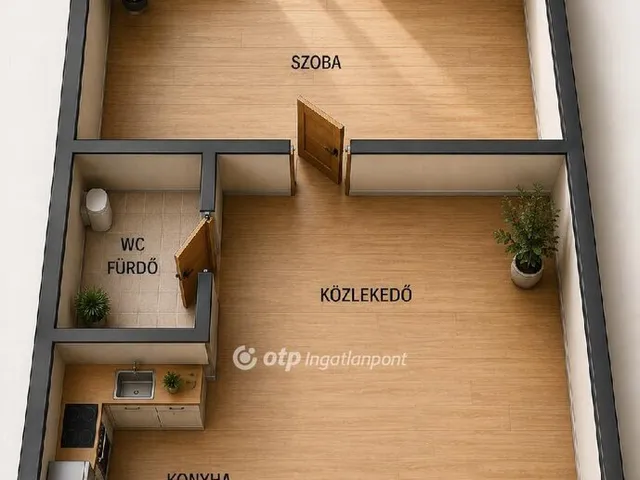 Eladó lakás Budapest VII. kerület, Ligetváros 26 nm