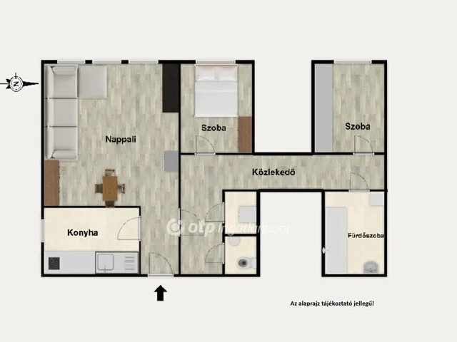 Eladó lakás Budapest IV. kerület, Újpest 55 nm