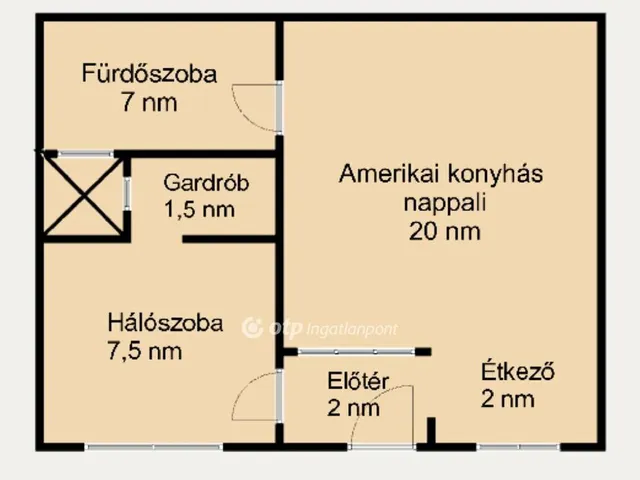 Eladó lakás Budapest V. kerület 40 nm