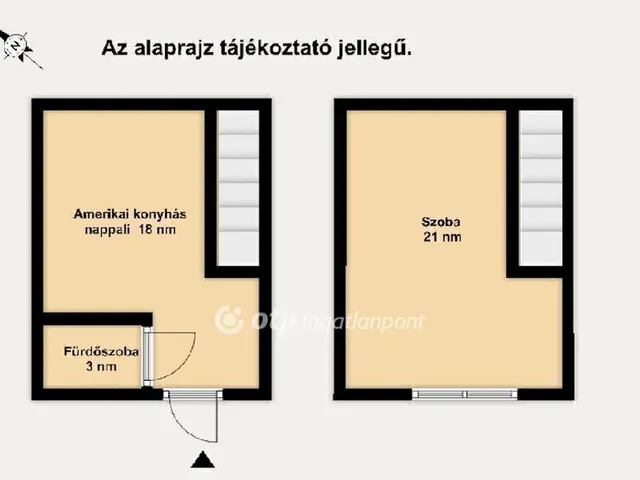 Eladó lakás Budapest V. kerület, Belváros 42 nm