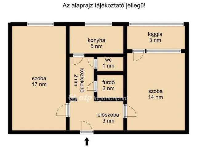 Eladó lakás Budapest III. kerület 48 nm