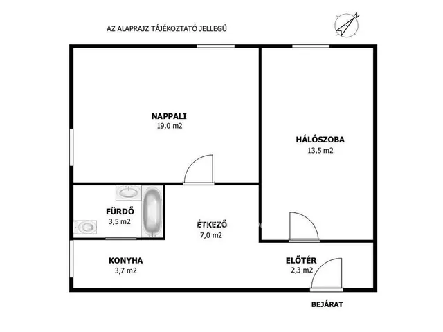 Eladó lakás Budapest X. kerület 49 nm