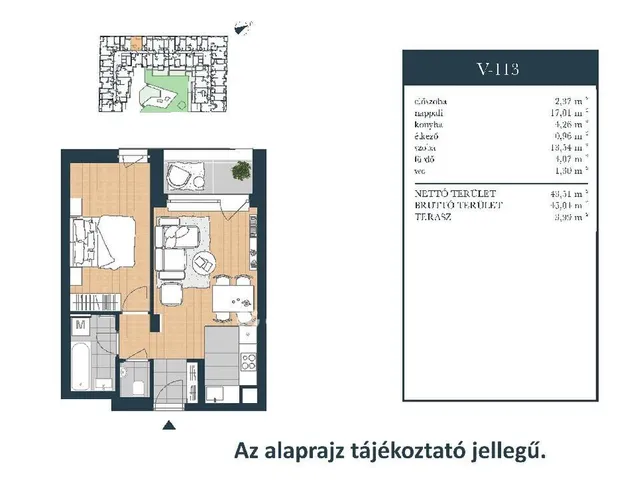 Eladó lakás Budapest XIII. kerület 45 nm
