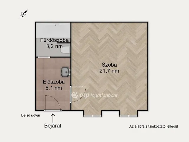 Eladó lakás Budapest VII. kerület 31 nm