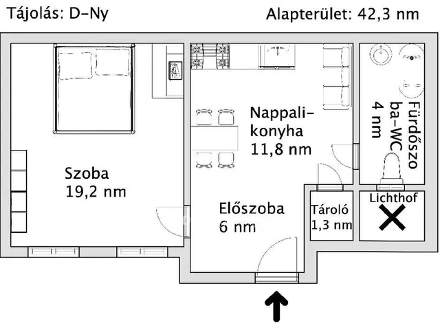 Eladó lakás Budapest VII. kerület 39 nm