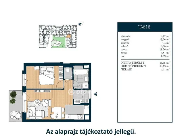 Eladó lakás Budapest XIII. kerület, Újlipótváros 46 nm