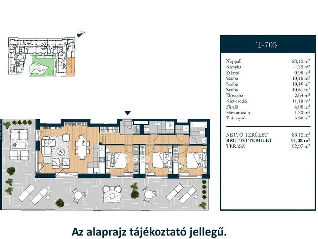 Eladó lakás Budapest XIII. kerület, Újlipótváros 91 nm