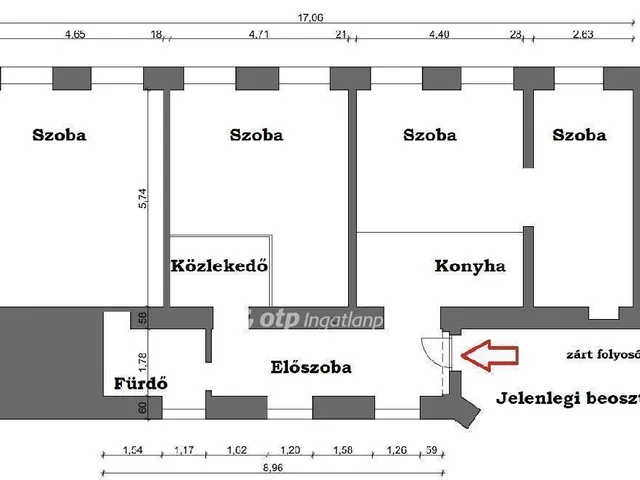 Eladó lakás Budapest VI. kerület, Nagykörúton belüli terület 121 nm