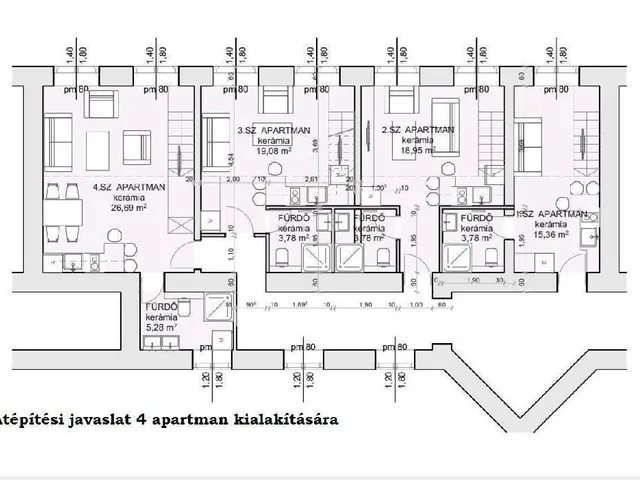 Eladó lakás Budapest VI. kerület, Nagykörúton belüli terület 121 nm