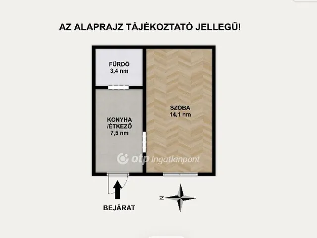 Eladó lakás Budapest XIII. kerület, Angyalföld 25 nm