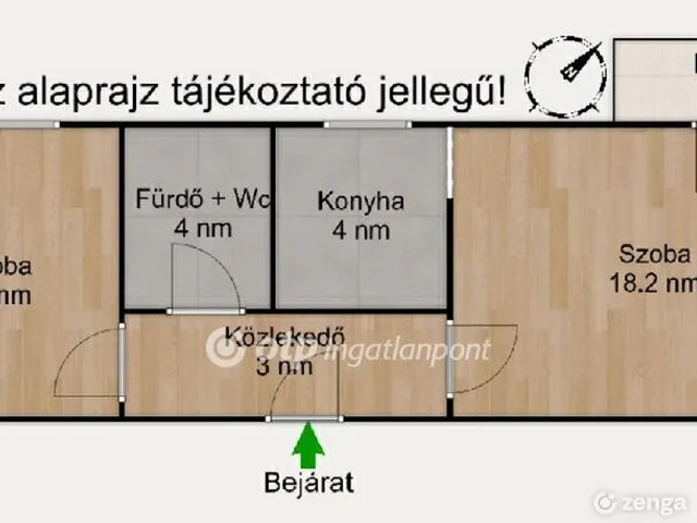 Eladó lakás Budapest XIV. kerület 43 nm