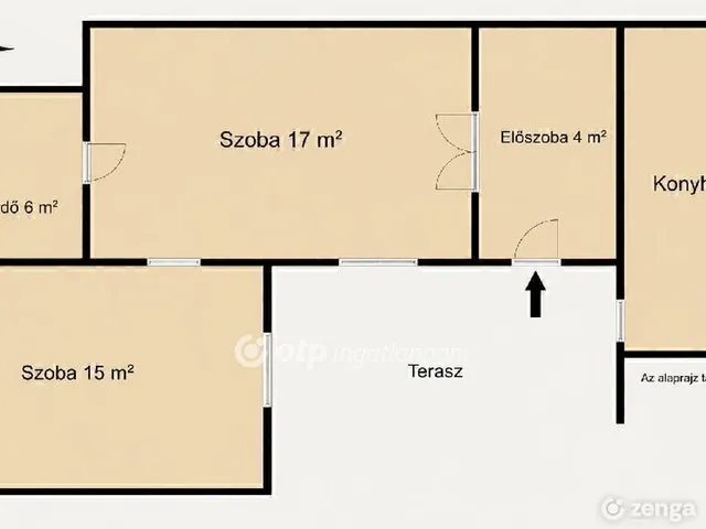 Eladó lakás Budapest XV. kerület, Pestújhely 53 nm