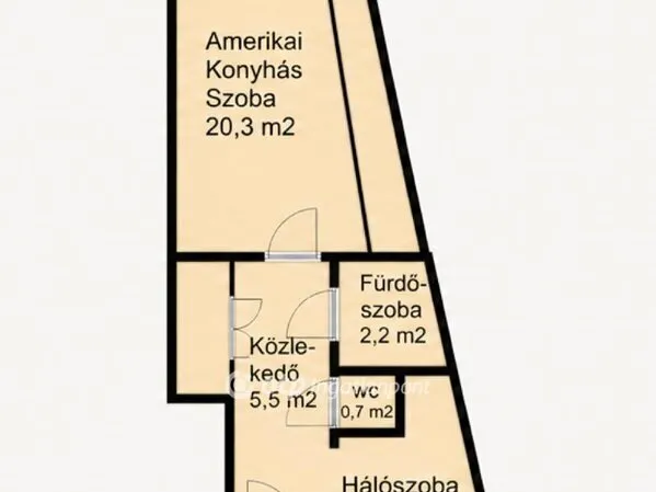Eladó lakás Budapest VII. kerület 33 nm