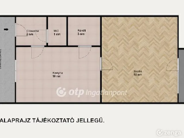 Eladó lakás Budapest XI. kerület 34 nm