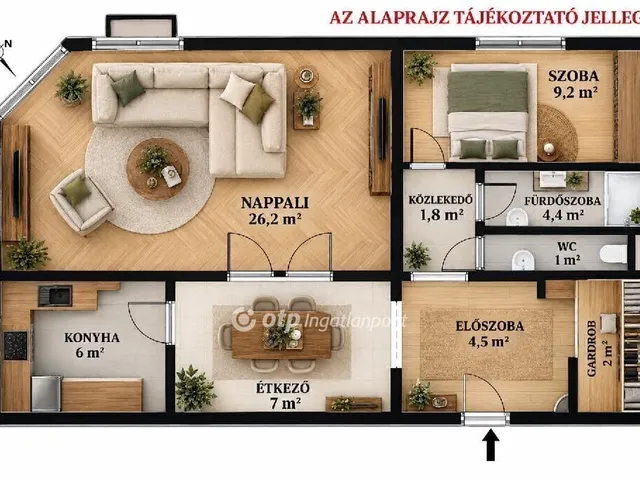 Eladó lakás Budapest XXIII. kerület 59 nm