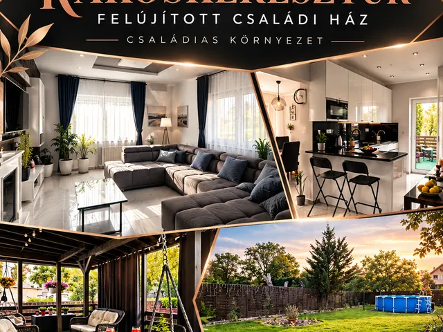 Eladó ház Budapest XVII. kerület, Rákoskeresztúr 205 nm