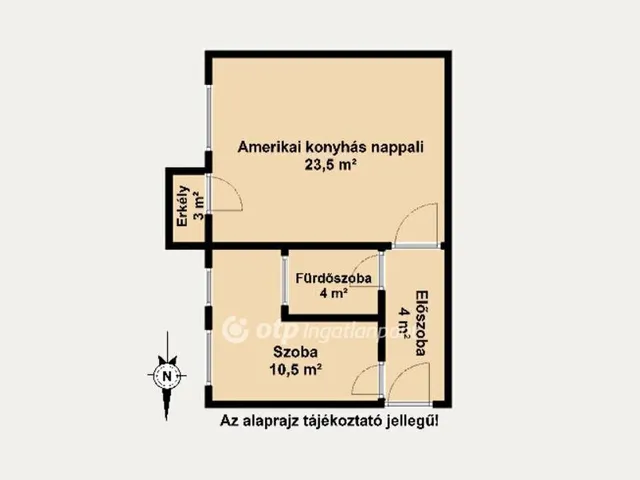 Eladó lakás Budapest VIII. kerület 42 nm