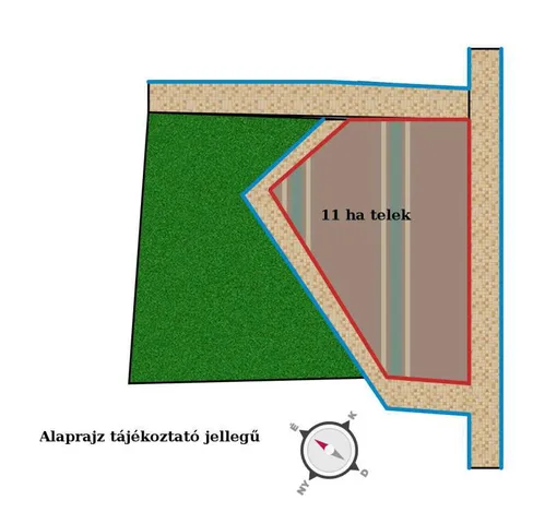 Eladó telek Pécel 118697 nm