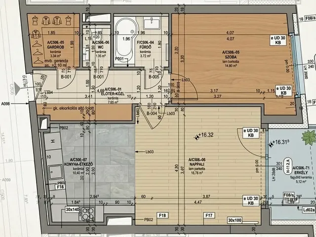 Eladó lakás Budapest XI. kerület, Kelenföld, Barázda u. 60 nm