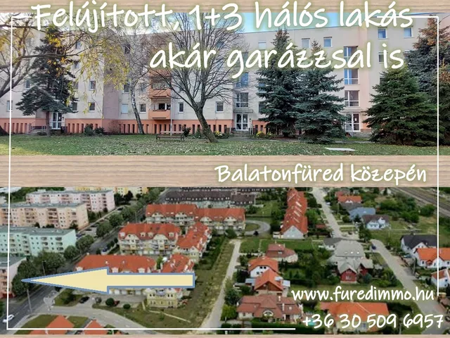 Eladó lakás Balatonfüred 69 nm