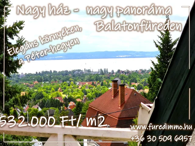 Eladó ház Balatonfüred 395 nm