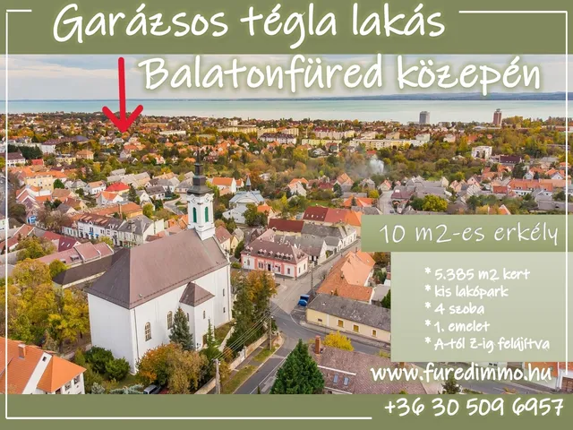 Eladó lakás Balatonfüred 93 nm