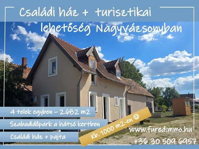 Eladó ház Nagyvázsony 150 nm