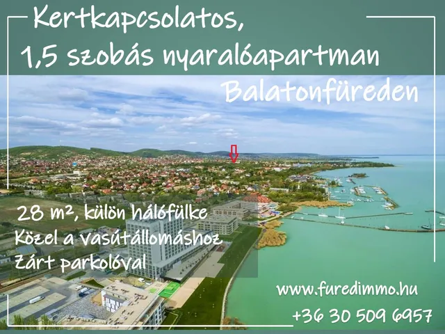 Eladó nyaraló Balatonfüred 28 nm