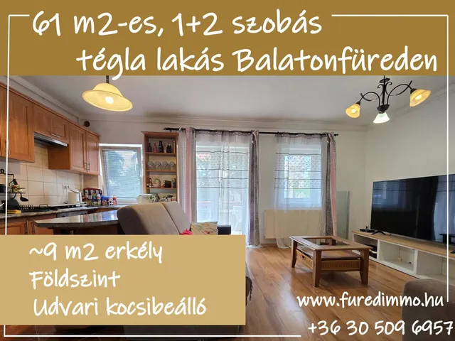 Eladó lakás Balatonfüred 61 nm