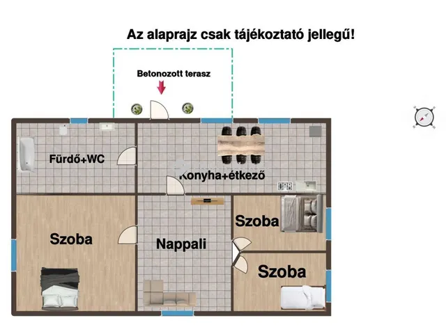 Eladó ház Újszász 66 nm