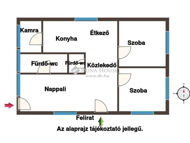 Eladó ház Hernád 77 nm