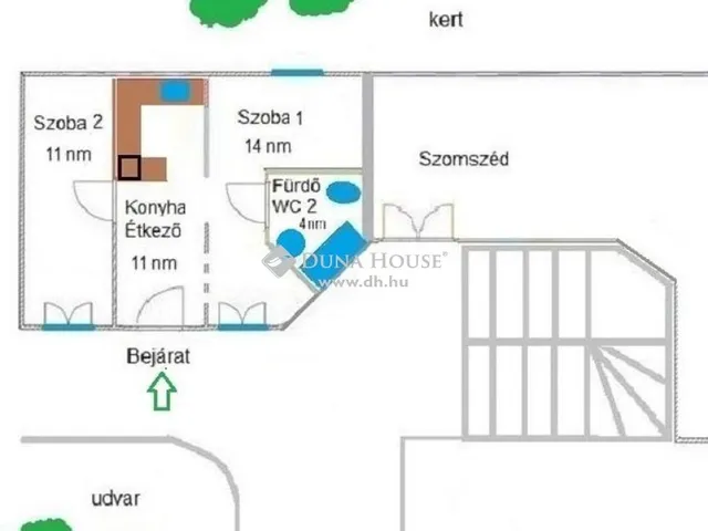 Kiadó lakás Budapest IX. kerület 40 nm