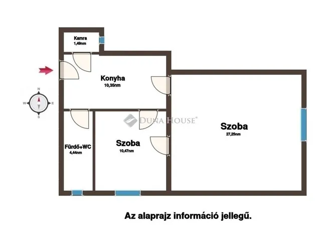 Eladó lakás Budapest III. kerület 54 nm
