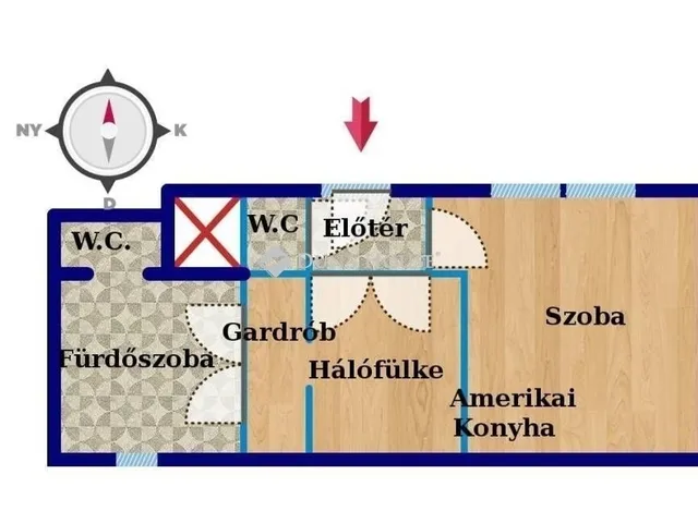 Eladó lakás Budapest V. kerület 38 nm